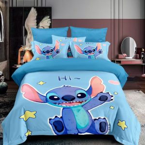 Cubrecama Quilt plaza y media diseño Stitch