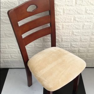Funda asiento base de silla con refuerzo  tela gamuza diferentes colores