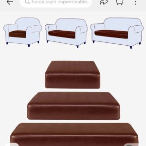 Funda de cojin asiento de Sofa 100% impermeable