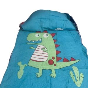 Cobertor de transición reversible diseño dinosaurio con cactus