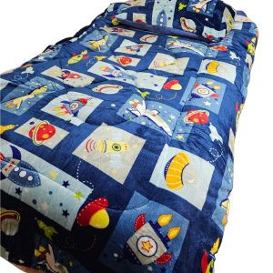 Cobertor cama de transición de plush y chiporro aeronave espacial