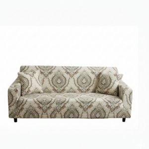 Funda standar de sofa grande 4 cuerpos tela lycra diseño arabesque