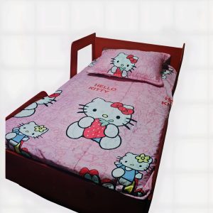 Cubrecama Quilt cama transicion diseño hello kitthy