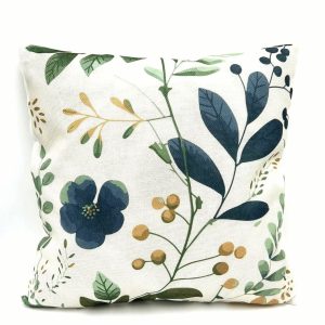 Set de 2 fundas de cojín diseño flores