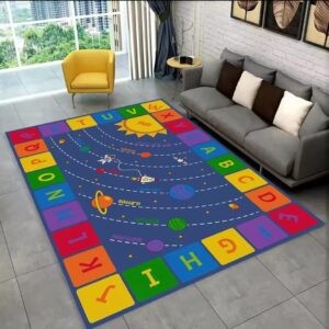 alfombra antideslizante infantil Educativa medida 120x160cms