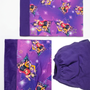Set sabanas polar cama transicion diseño k-pop diferentes medidas